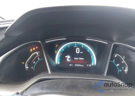 2018 Honda Civic Ex-L из США, поврежденный, VIN JHMFC1F72JX011410